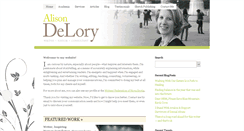 Desktop Screenshot of alisondelory.com